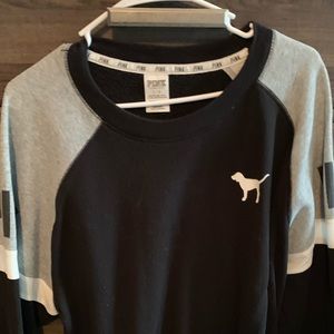 Victoria’s Secret PINK sporty crew sweatshirt; L